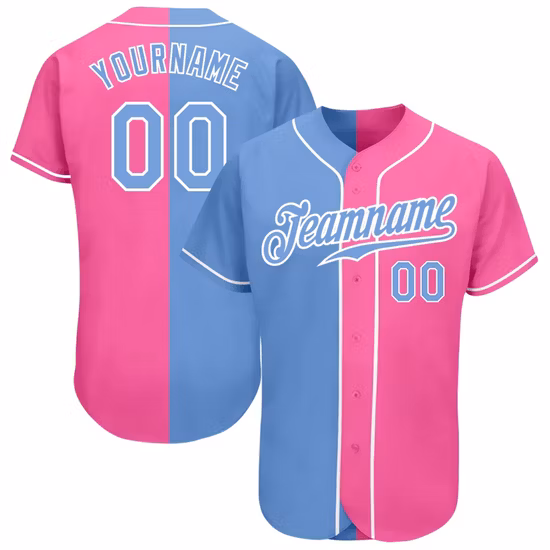 Maillot de baseball en polyester respirant avec logo personnalisé Sportswear personnalisé