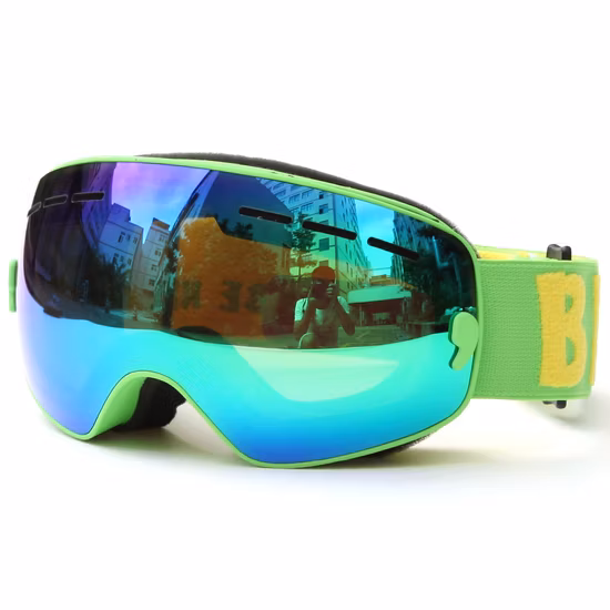 Lunettes de ski à double couche PC Benice Snow Goggle Snow 4600 pour lunettes de ski personnalisées pour enfants avec revêtement miroir