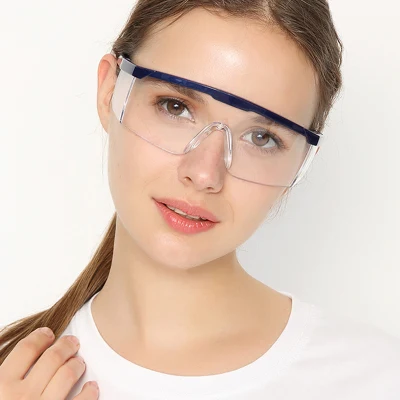 Ce En166 & ANSI Z87.1 + PC Matériau Anti-Rayures Pieds Réglables Lunettes Lunettes De Protection UV Lunettes De Sécurité Lunettes