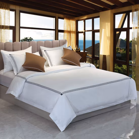 Ensemble de literie en coton polyester personnalisé avec housse de couette